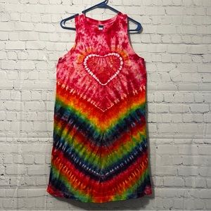 Handmade tie dyed dress